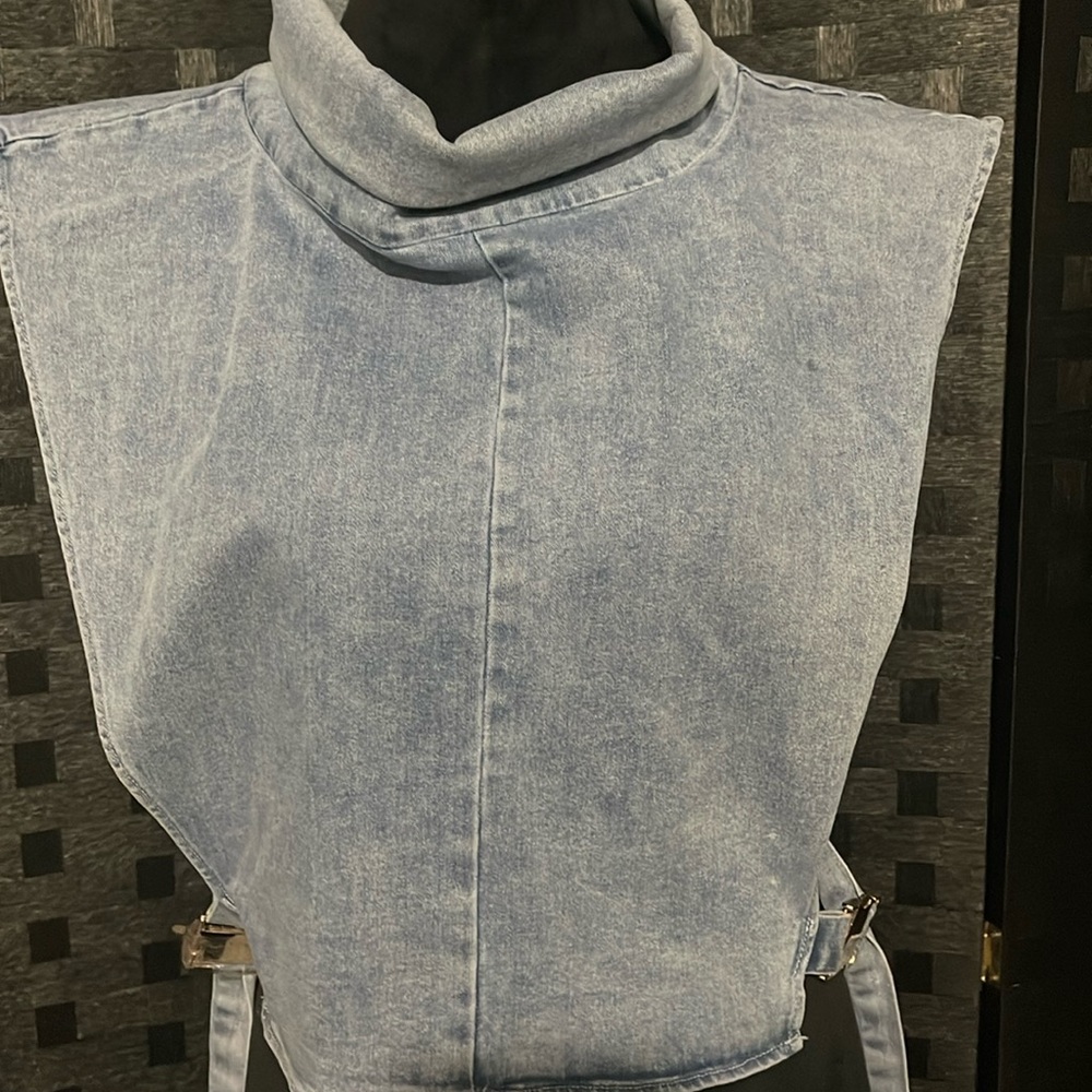 4- New Blue Jean Vest